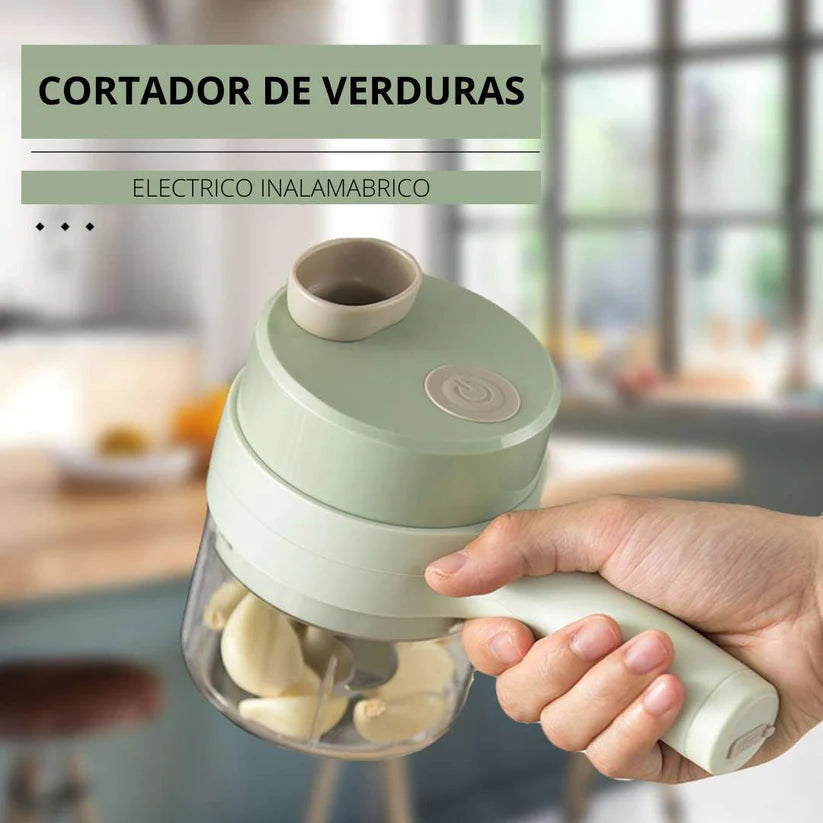 CortaPro™ - Cortador de Vegetales Eléctrico