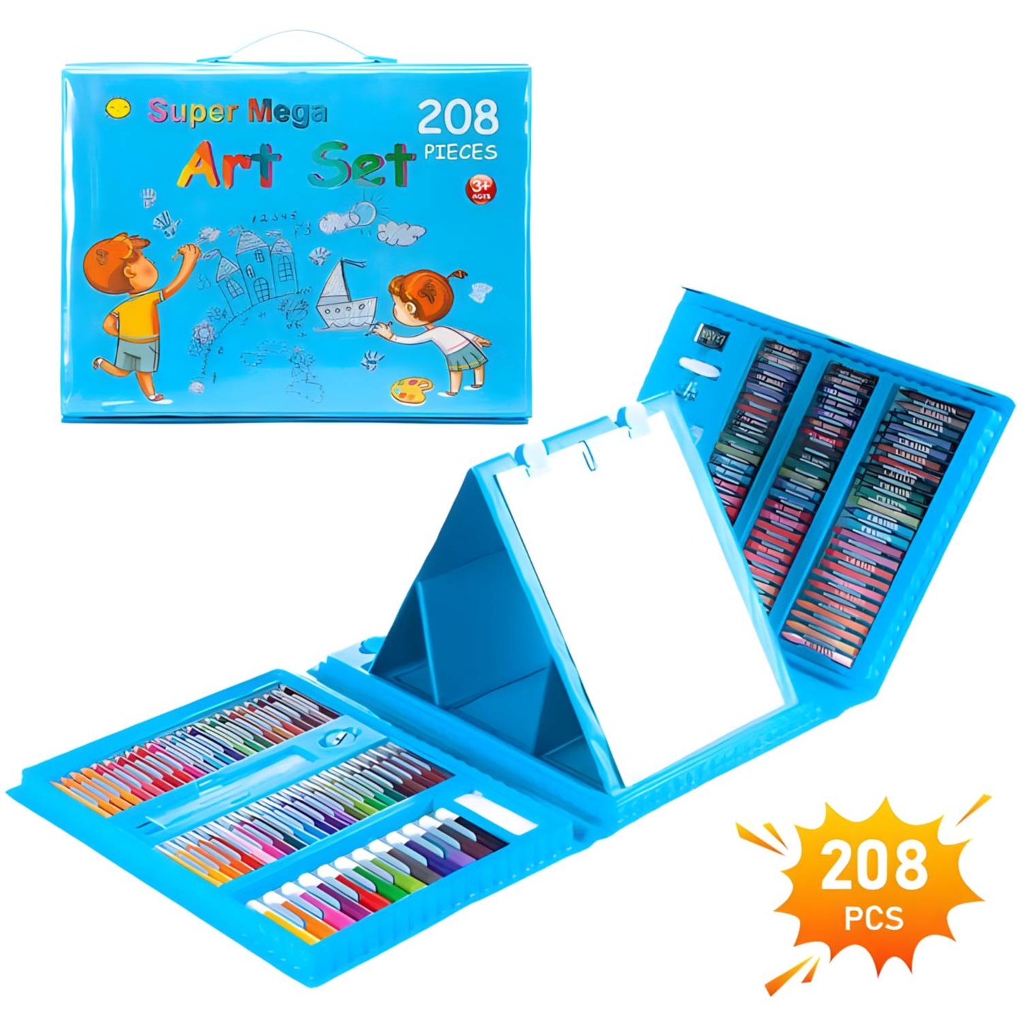 Set de arte 208 piezas Niños 70%OFF